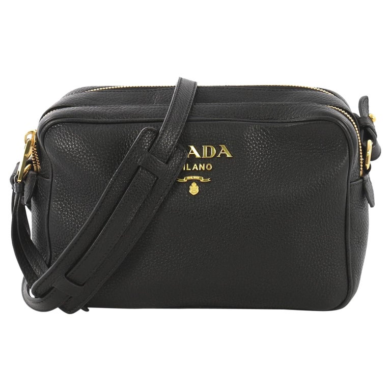 prada double zip camera bag