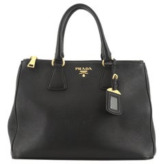 Prada Double Zip Convertible Tote Vitello Daino Large
