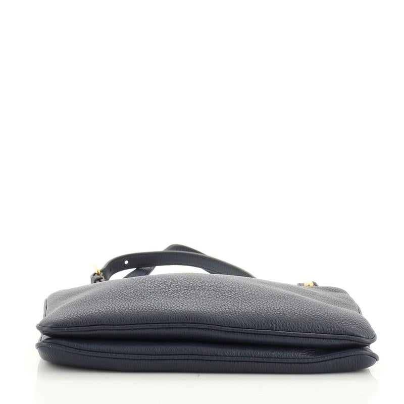 prada vitello daino double zip crossbody bag
