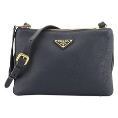 prada double zipper crossbody