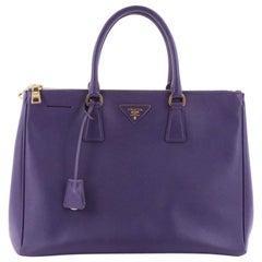 Prada Double Zip Lux Tote Saffiano Leather Large