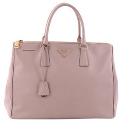 Prada Double Zip Lux Tote Saffiano Leather Large