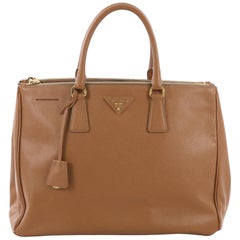 Prada Double Zip Lux Tote Saffiano Leather Large