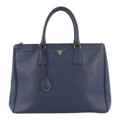 Prada Double Zip Lux Tote Saffiano Leather Large
