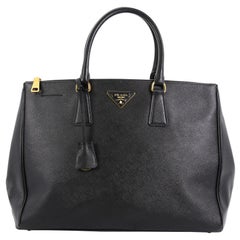 Prada Double Zip Lux Tote Saffiano Leather Large