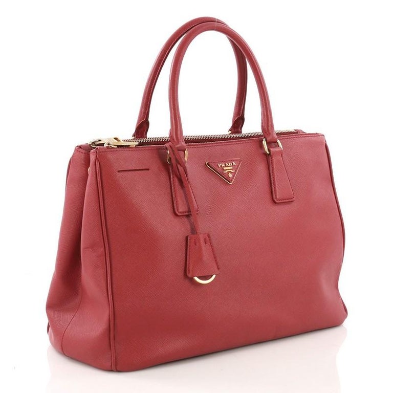 prada zip top tote