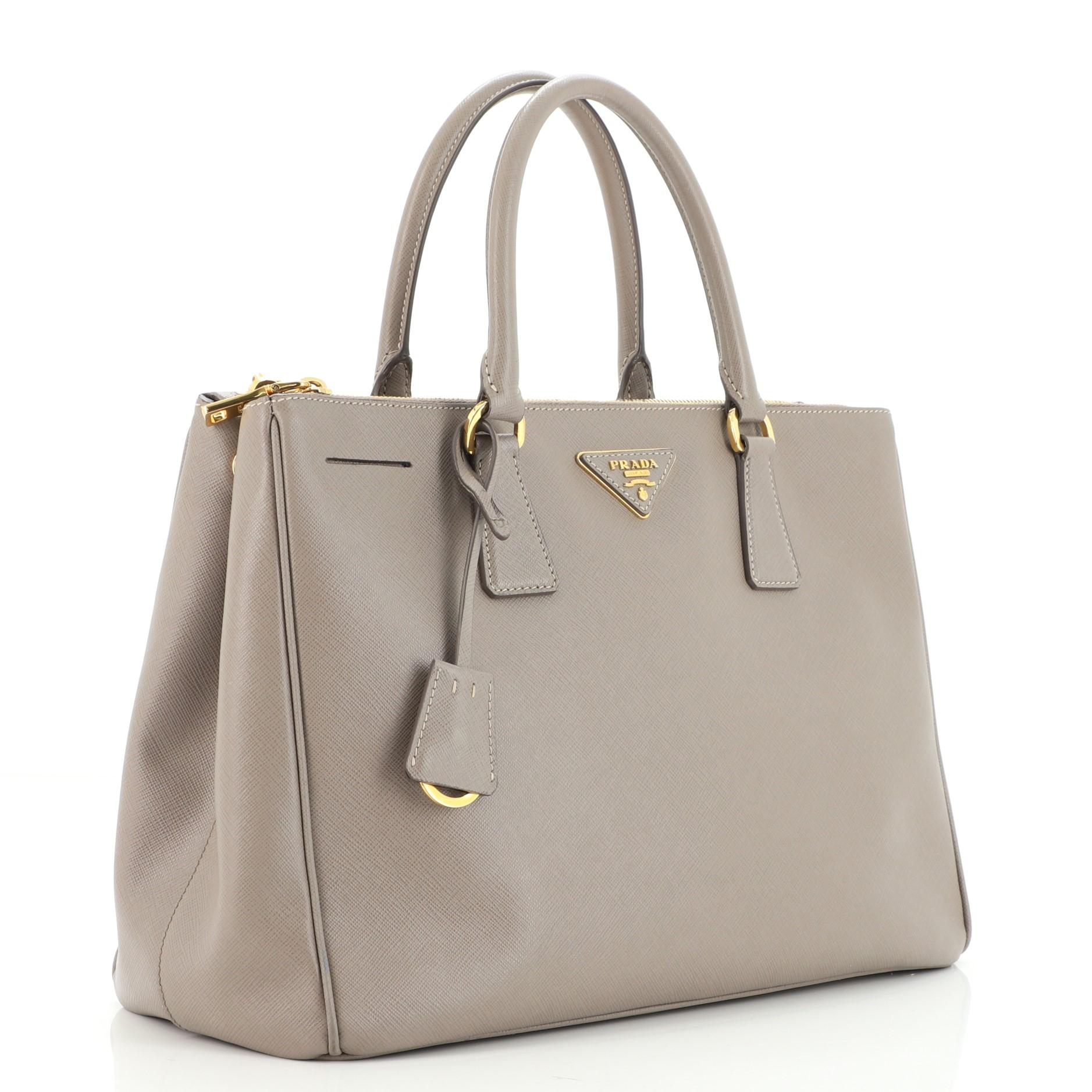 prada double zip bag