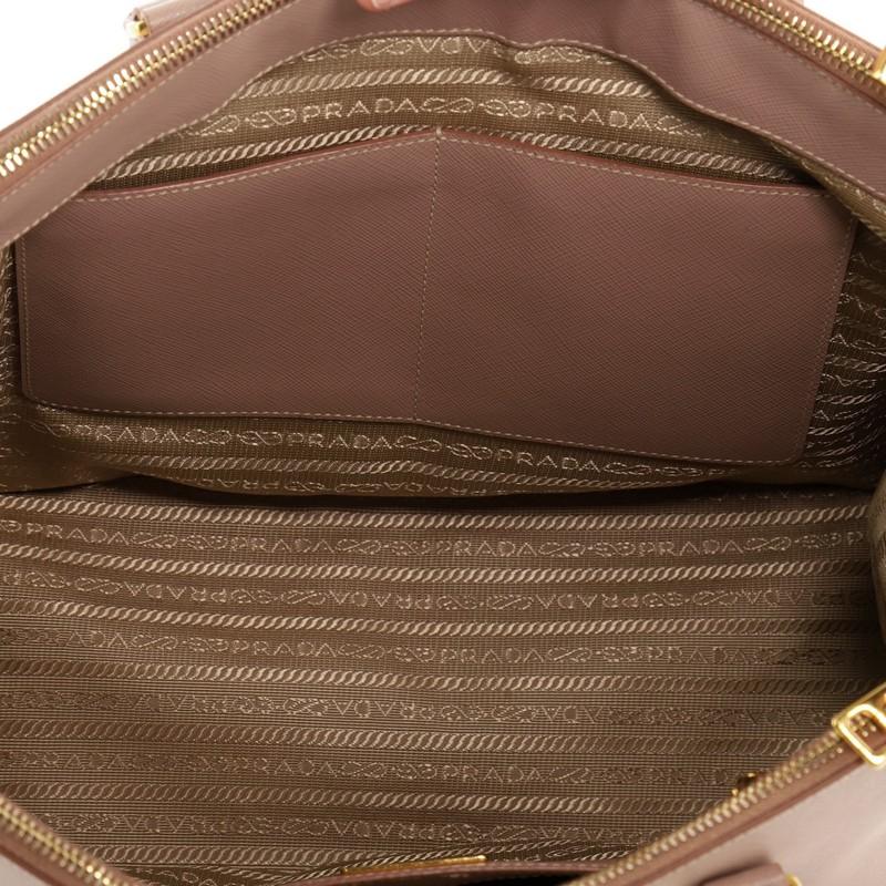 Women's or Men's Prada Double Zip Lux Tote Saffiano Leather Medium 