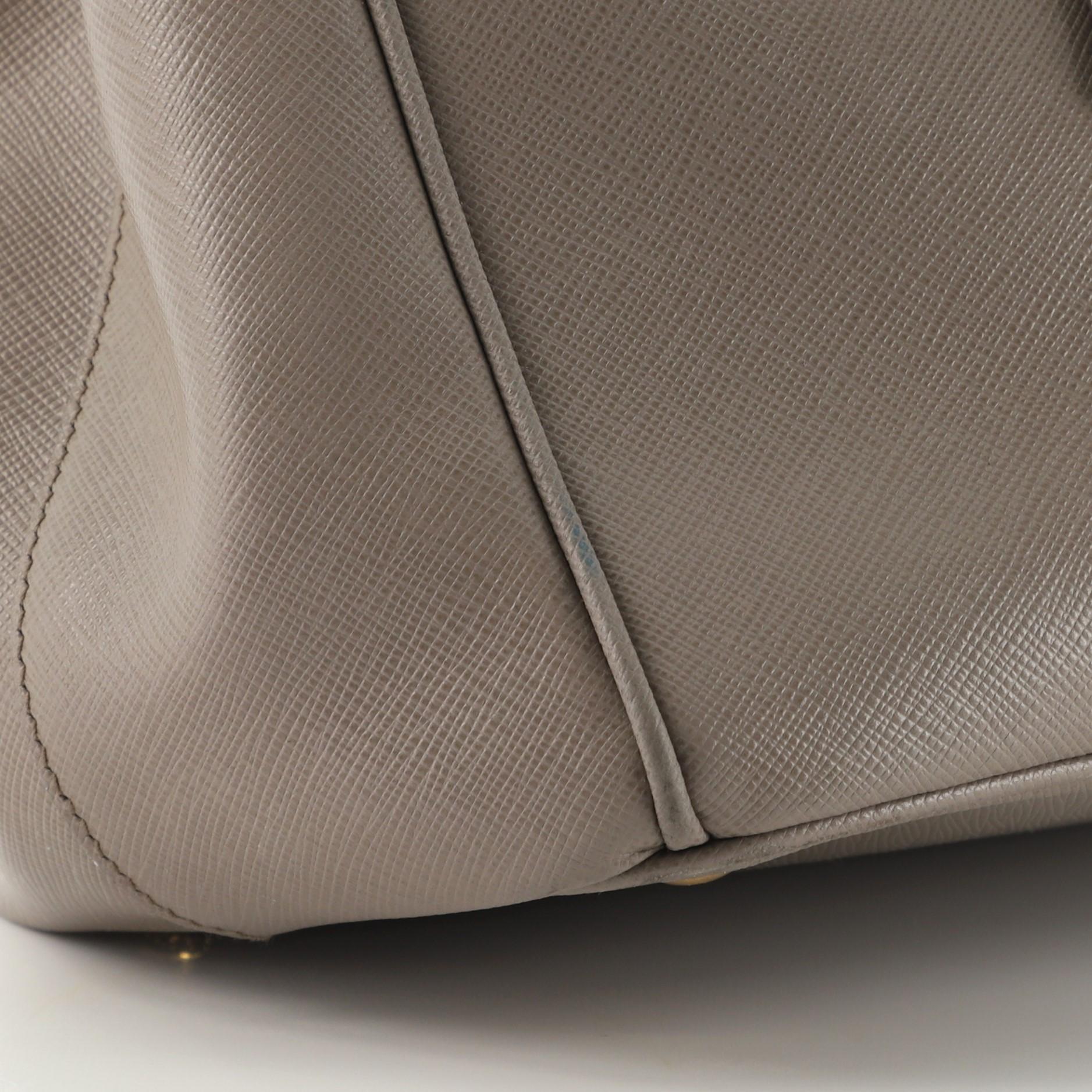 Women's or Men's Prada Double Zip Lux Tote Saffiano Leather Medium