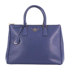 Prada Double Zip Lux Tote Saffiano Leather Medium