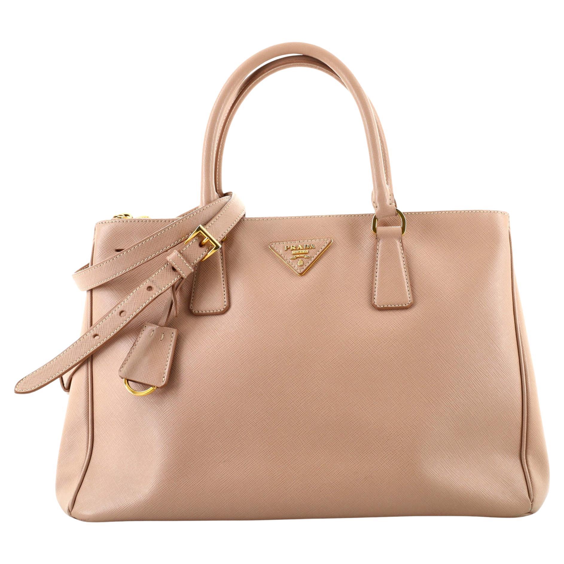 Prada Double Zip Lux Tote Saffiano Leather Medium at 1stDibs prada