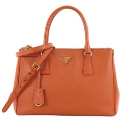 Prada Double Zip Lux Tote Saffiano Leather Small