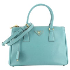 Prada Double Zip Lux Tote Saffiano Leather Small