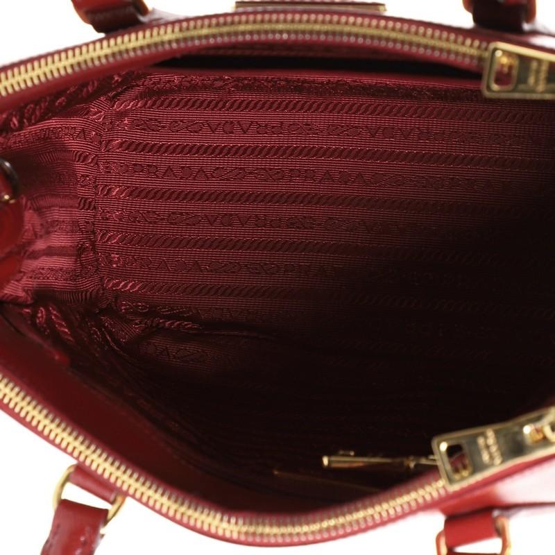 Women's or Men's Prada Double Zip Lux Tote Vernice Saffiano Leather Mini