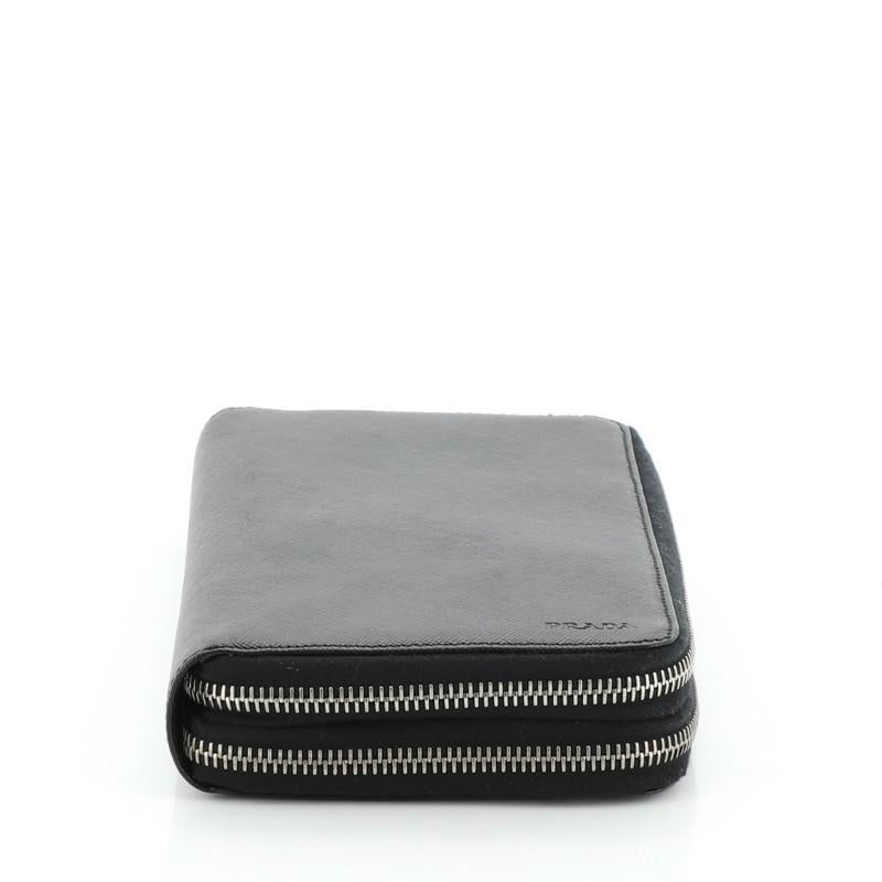 double zipper wallet organizer