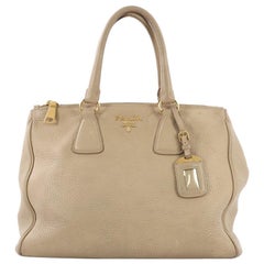 Prada Double Zip Tote Vitello Daino Medium