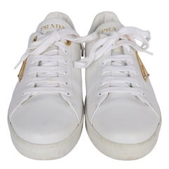 PRADA Downtown Bold Leather Low-Top Sneakers US Women's 9 or 9.5 US Men's 6.5-7