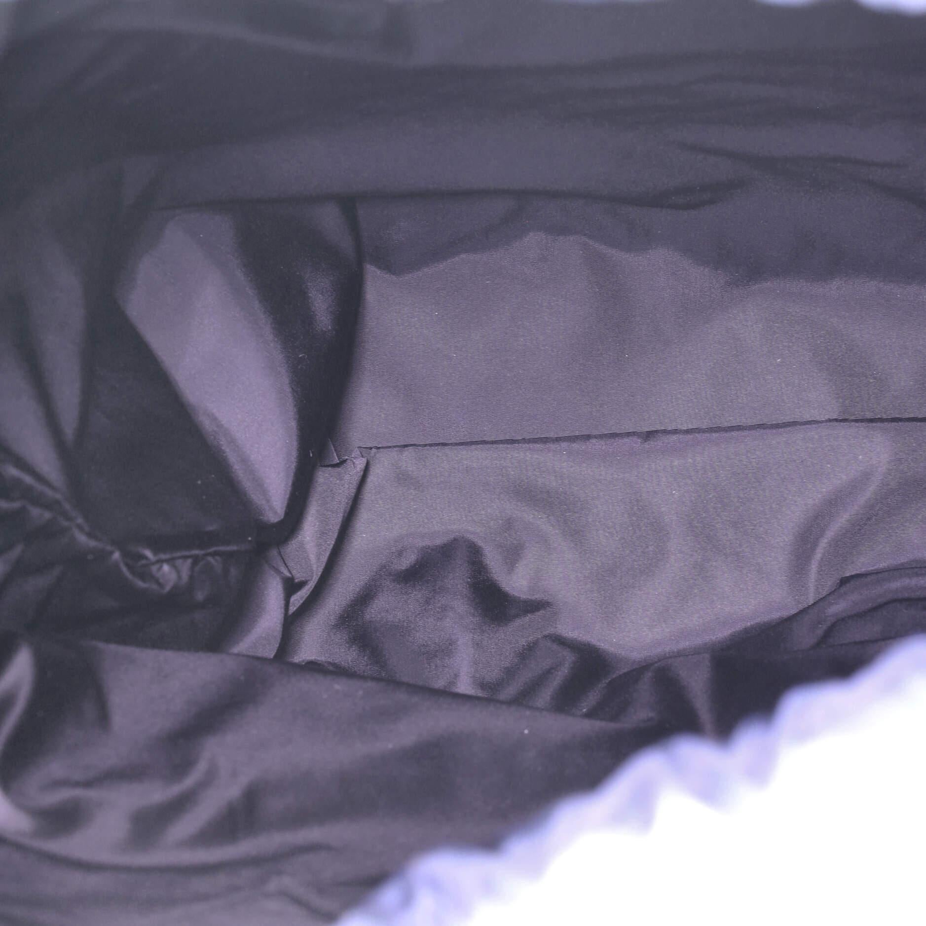 Black Prada Drawstring Backpack Tessuto Medium