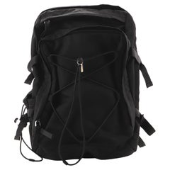 Prada Drawstring Multi Zip Pocket Backpack Tessuto Large
