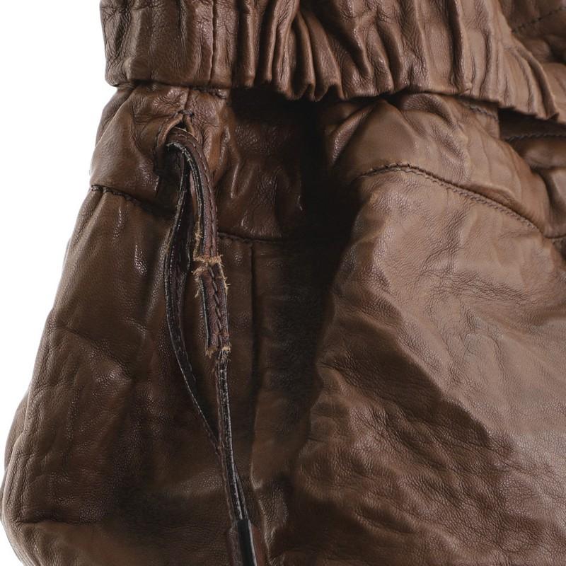 Prada Drawstring Tote Nappa Antik Groß 2