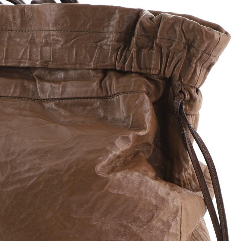 Prada Drawstring Tote Nappa Antik Groß 3
