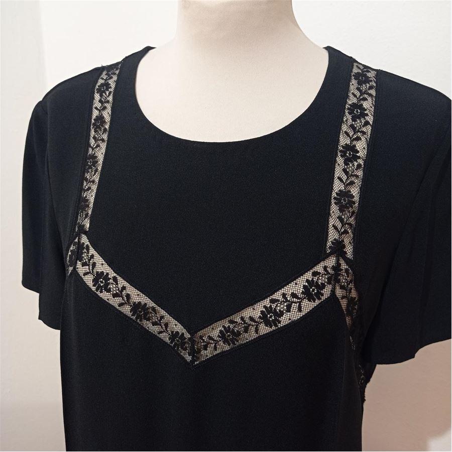 Black Prada Dress size 44 For Sale