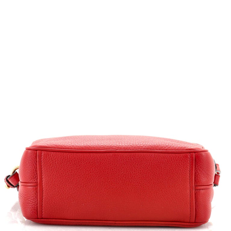 Prada Vitello Daino Double Zip Camera Bag - Neutrals Crossbody Bags,  Handbags - PRA637530