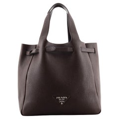 Prada Dynamique Belted Tote Leather Medium