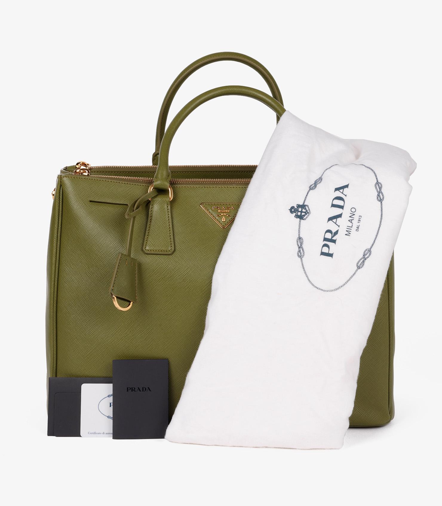 Prada Edera Saffiano Lux Leather Large Galleria Tote 6