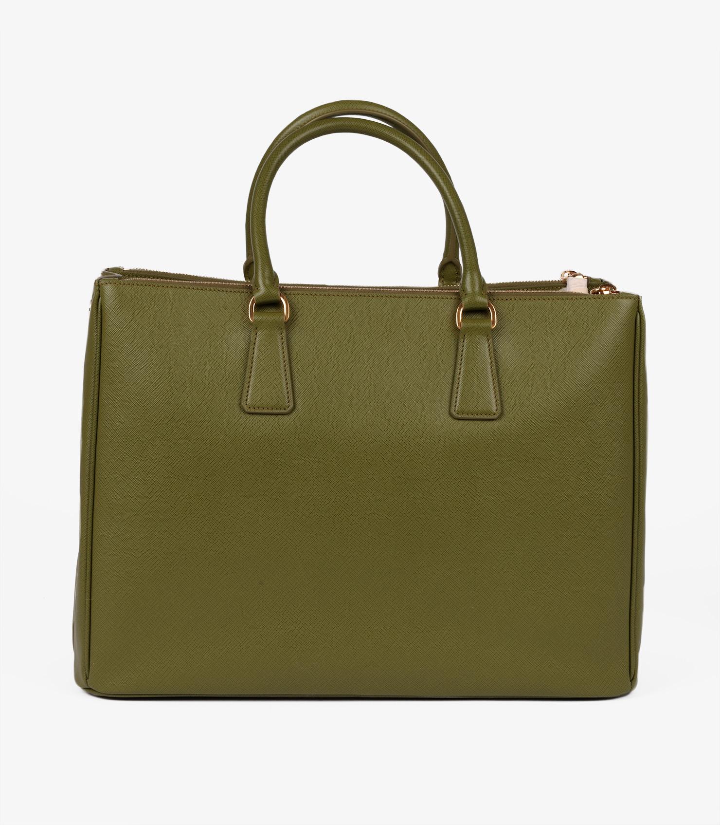 Prada Edera Saffiano Lux Leather Large Galleria Tote 1