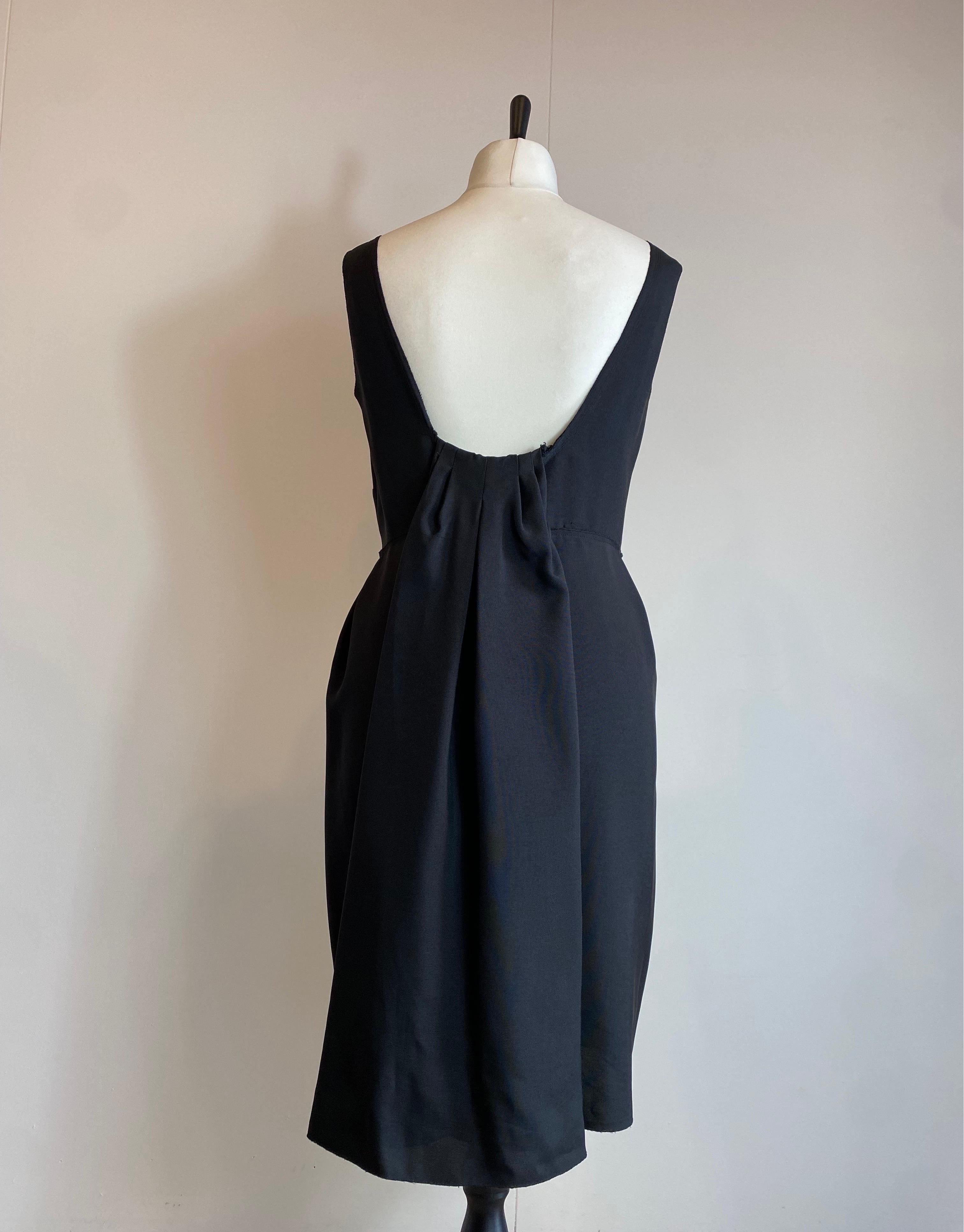 Prada elegant black Sheath Dress For Sale 2