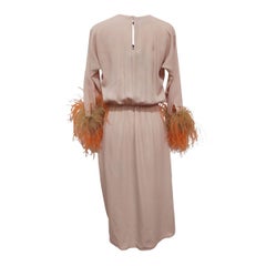 Prada Elegant Feather Dress IT 40 / US4-6