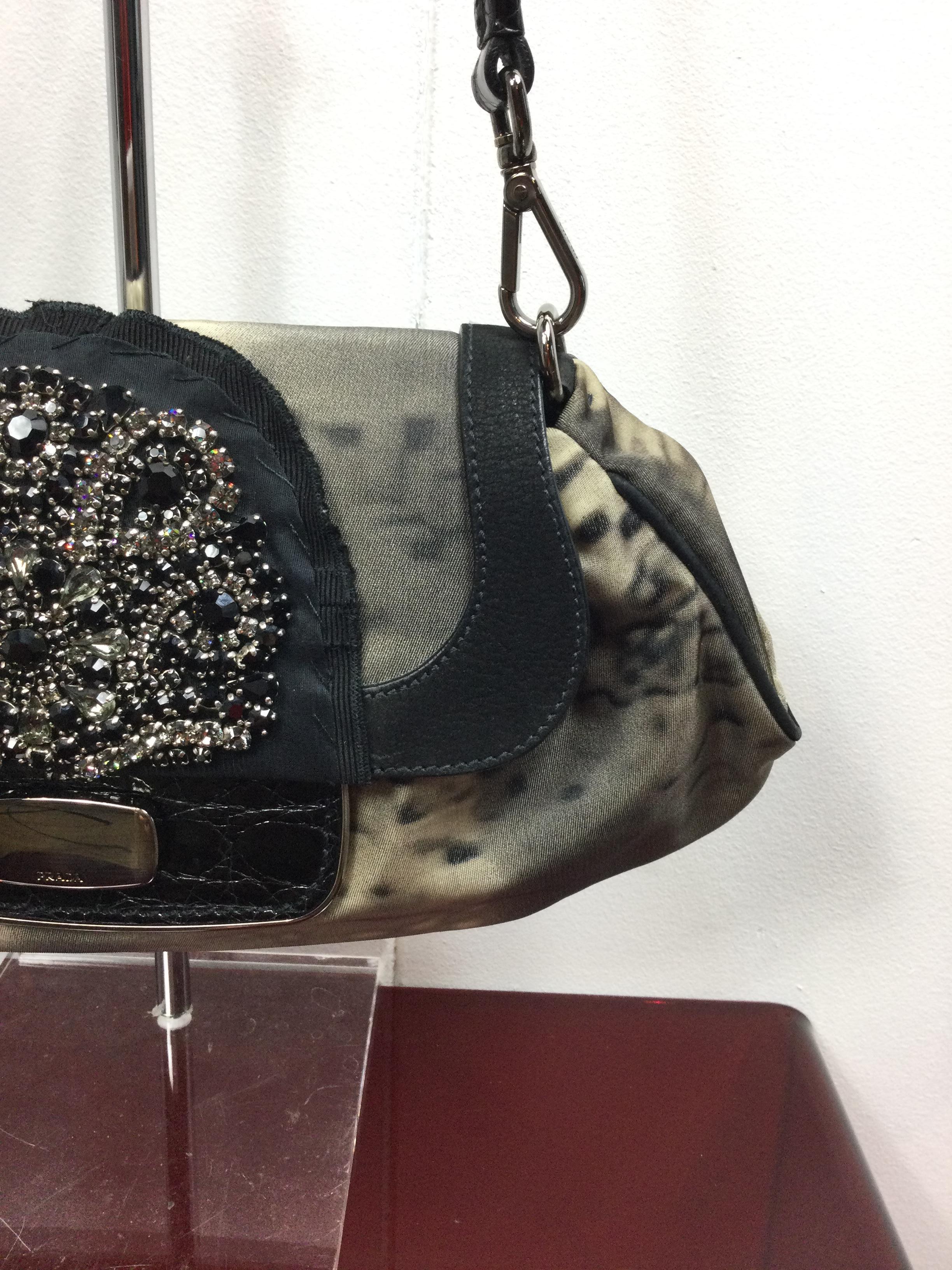 Noir Prada - Sac à bijoux de soirée élégant