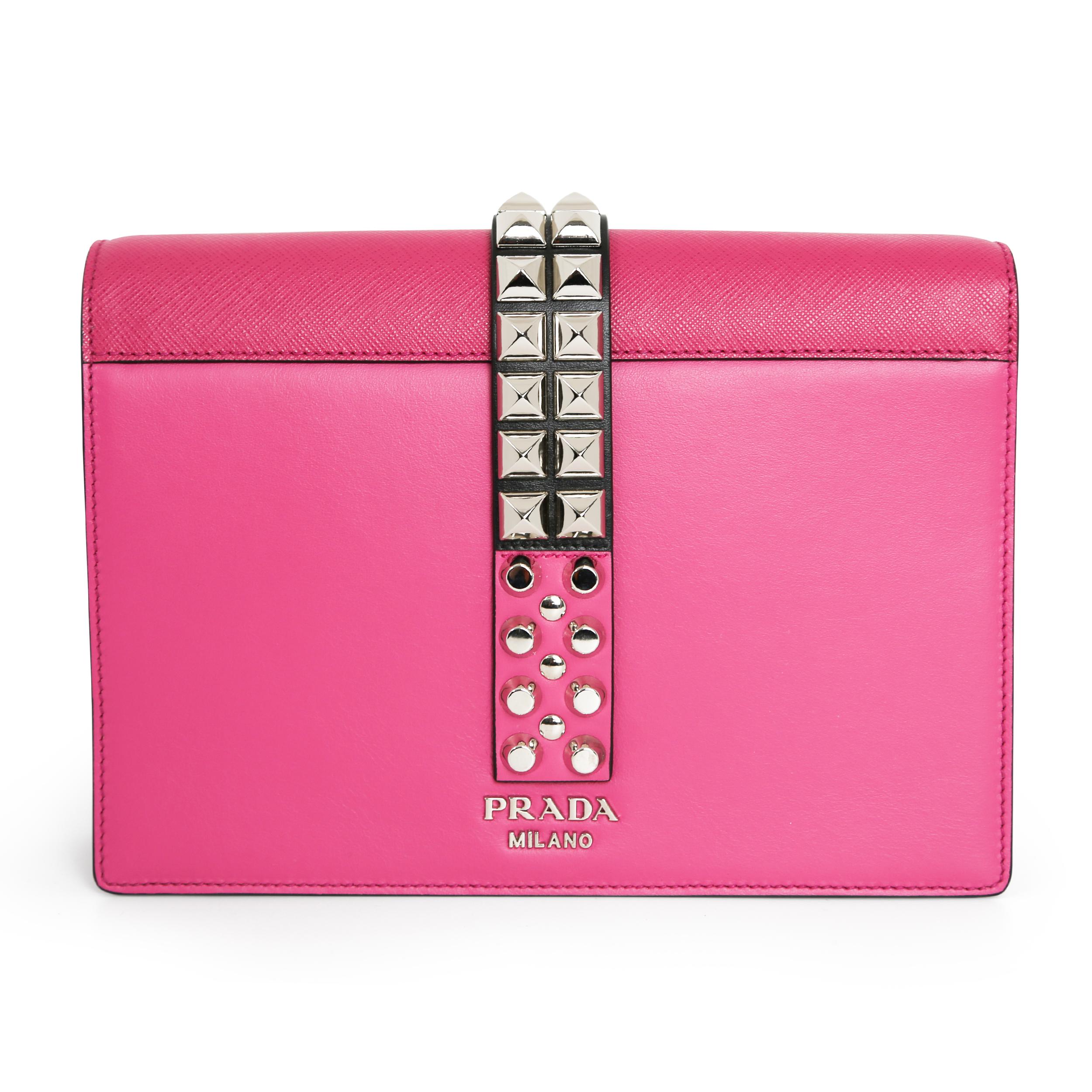 Prada Elektra Pink Crossbody Bag For Sale 3