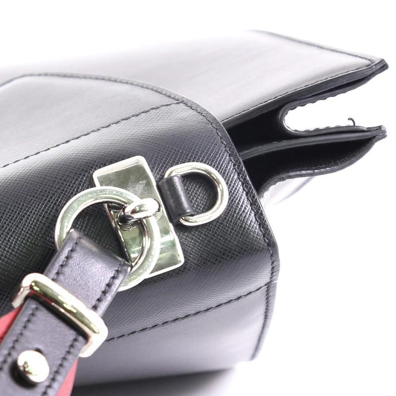 Prada Elektra Shoulder Bag Studded Leather Medium In Good Condition In NY, NY