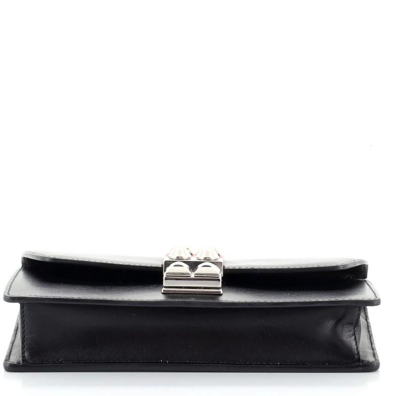Women's or Men's Prada Elektra Wallet on Chain Studded Leather