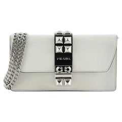 Prada Elektra Wallet on Chain Studded Leather