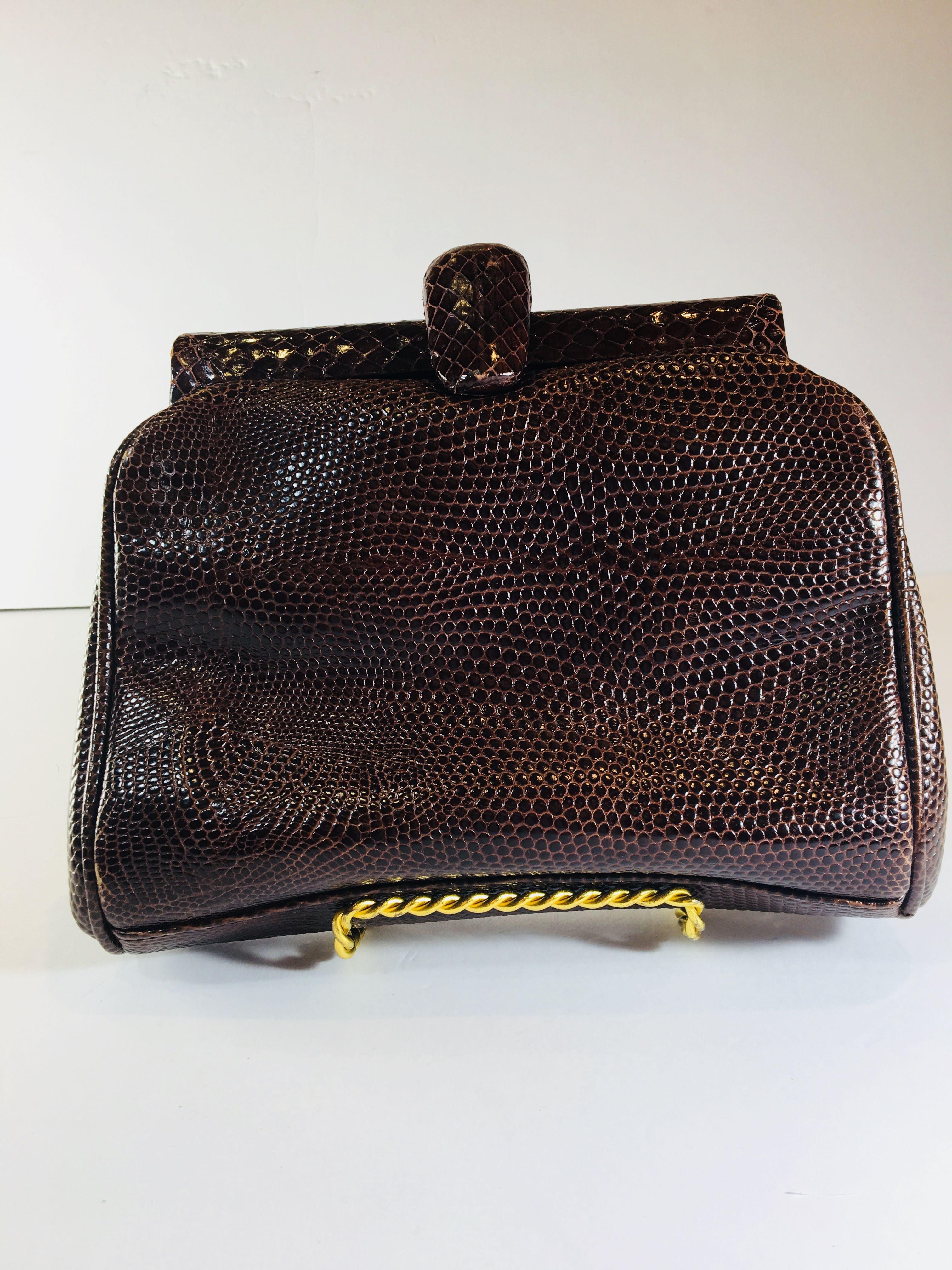 Women's or Men's Prada Embossed Leather Clutch