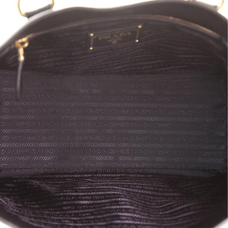 Prada Embossed Logo Open Tote Vitello Phenix Medium In Good Condition In NY, NY