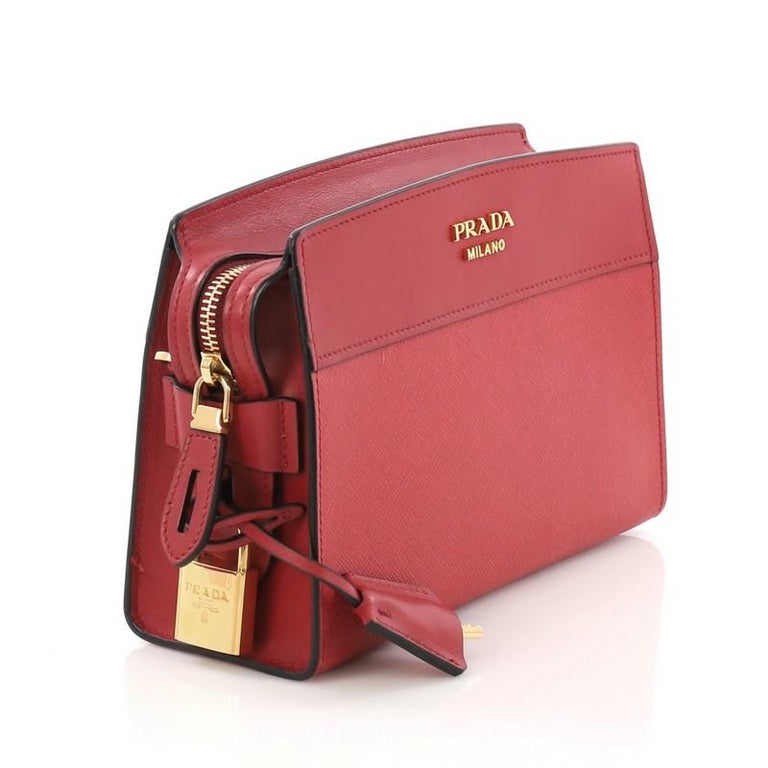 Prada Esplanade Crossbody Bag Saffiano Leather Small at 1stdibs