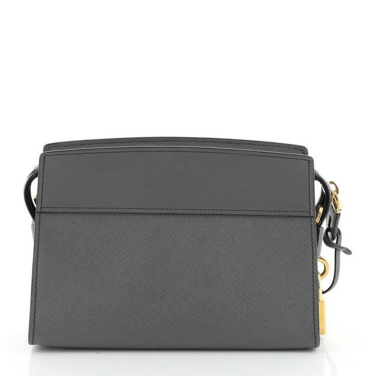 Prada Esplanade Crossbody Bag Saffiano Leather Small For Sale at 1stdibs