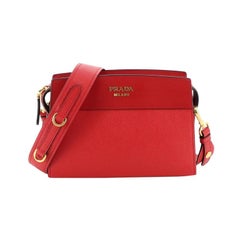 Prada  Esplanade Crossbody Bag Saffiano Leather Small