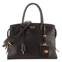 Prada Esplanade Tote Saffiano with City Calf Medium