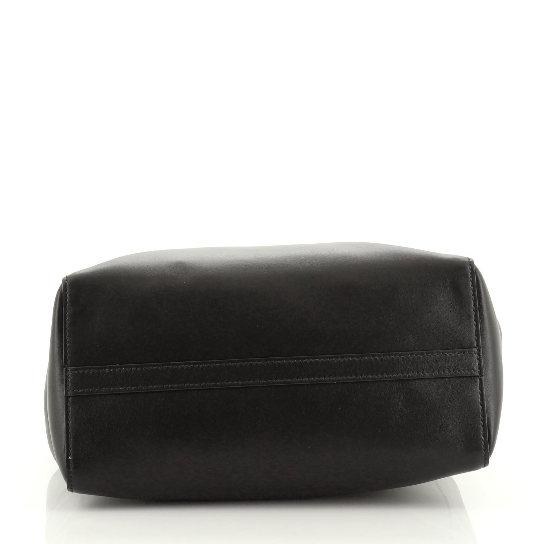 Black Prada Etiquette Convertible Tote City Calf Large