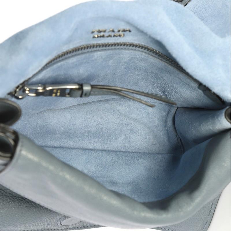 Prada Etiquette Flap Bag Studded Glace Calfskin Small 1