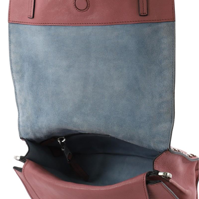 Women's or Men's Prada Etiquette Flap Bag Studded Glace Calfskin Small