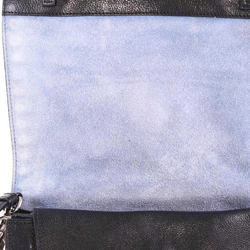 Prada Etiquette Flap Bag Studded Glace Calfskin Small 1