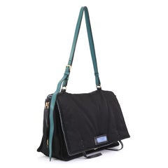 Prada Etiquette Flap Bag Tessuto Medium