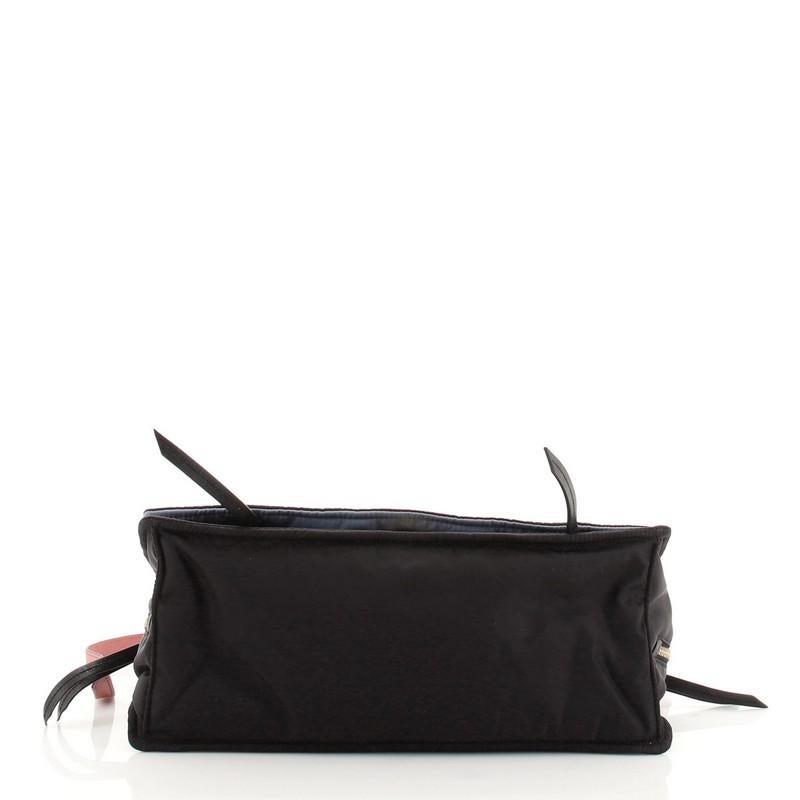 Black Prada Etiquette Messenger Bag Nylon Medium