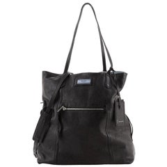 Prada Etiquette Shopping Bag Glace Calf Tall